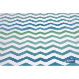 ROLLO MANTEL ANTIMANCHAS 1,40 x 25m 50% ALG/50% PVC.RAYADO