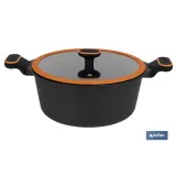 CACEROLA 28 CM FULL INDUCTION ALUMINIO FUNDIDO OLIVIER