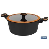 CACEROLA 28 CM FULL INDUCTION ALUMINIO FUNDIDO OLIVIER
