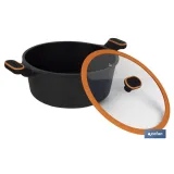 CACEROLA 28 CM FULL INDUCTION ALUMINIO FUNDIDO OLIVIER