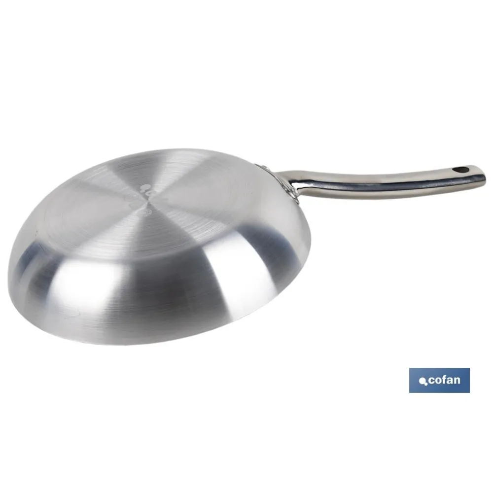 SARTÉN PROFESIONAL 30 CM ALUMINIO Y MANGO ACERO INOXIDABLE TYLER