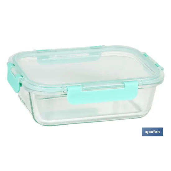 SET DE 3 RECIPIENTES DE BOROSILICATO MODELO AGATHA 640 ML -1040 ML-1520 ML