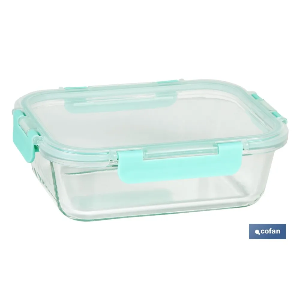 SET DE 3 RECIPIENTES DE BOROSILICATO MODELO AGATHA 640 ML -1040 ML-1520 ML