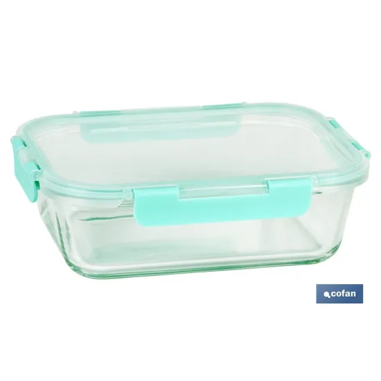 SET DE 3 RECIPIENTES DE BOROSILICATO MODELO AGATHA 640 ML -1040 ML-1520 ML