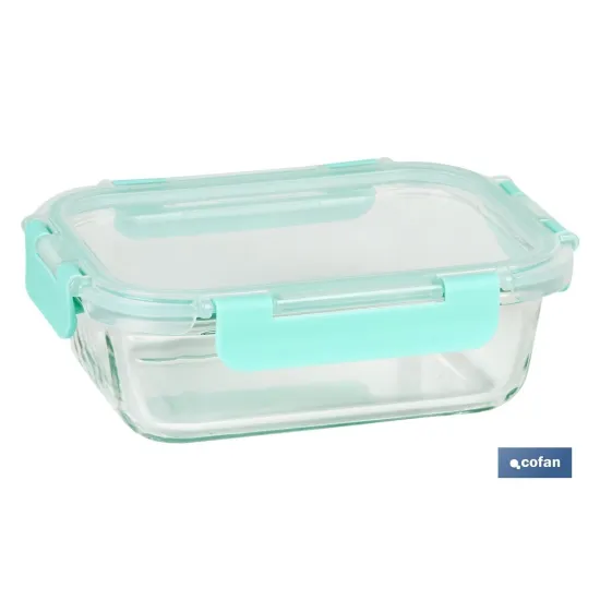 SET DE 3 RECIPIENTES DE BOROSILICATO MODELO AGATHA 640 ML -1040 ML-1520 ML