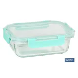 SET DE 3 RECIPIENTES DE BOROSILICATO MODELO AGATHA 640 ML -1040 ML-1520 ML