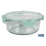 SET DE 2 RECIPIENTES DE BOROSILICATO MODELO AGATHA 620 ML - 950ML