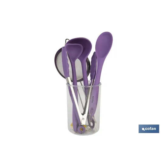 SET DE 6 UTENSILIOS DE COCINA GAMA VERGINI