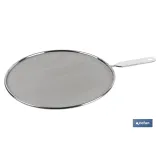 TAPA ANTISALPICADURAS EN MALLA DE ACERO INOXIDABLE 29 CM