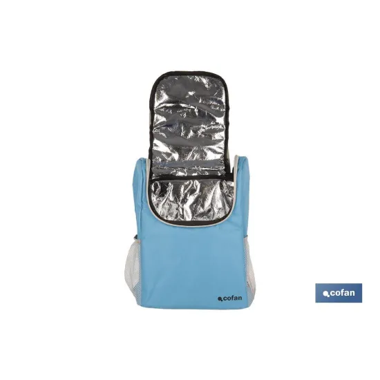 MOCHILA NEVERA COLOR AZUL/GRIS CLARO 10 L