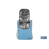 MOCHILA NEVERA COLOR AZUL/GRIS CLARO 10 L
