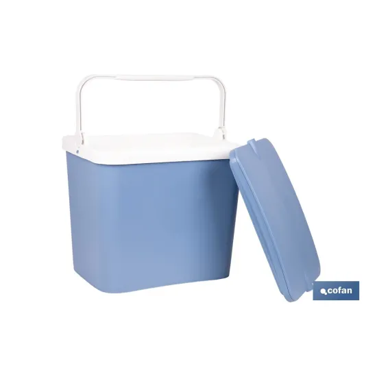 NEVERA RÍGIDA 24 L AZUL CLARO