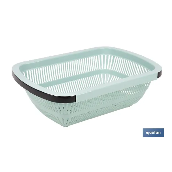 ESCURRIDOR RECTANGULAR EXTENSIBLE VERDE 50,5 X 24,5 X 11,5 CM