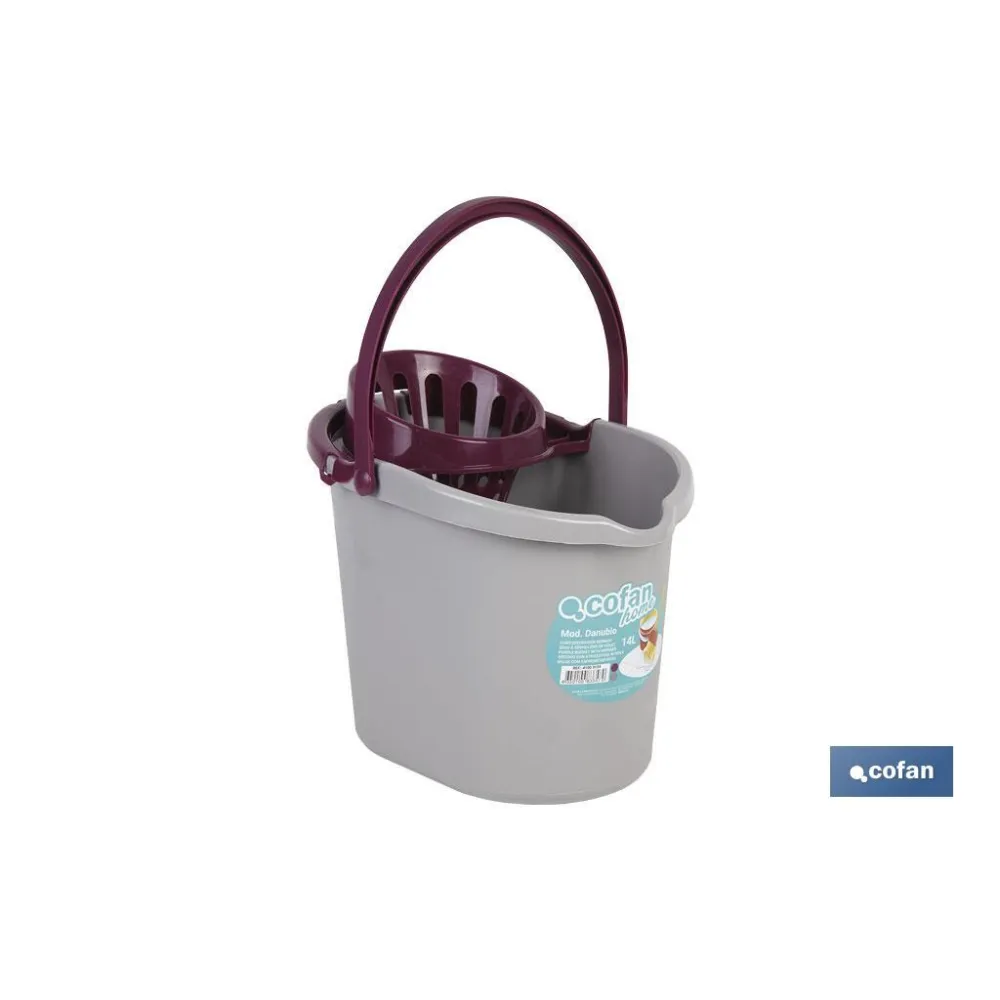 CUBO ESCURRIDOR 14L.MORADO