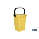 CONTENEDOR AMARILLO PARA PLASTICOS-LATAS, 25L.