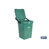 CONTENEDOR VERDE PARA VIDRIO  25L.