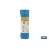 BOLSA DE BASURA  AUTOCIERRE PERFUMADA  70 x70 CM G.120 COLOR AZUL10 UDS 50l