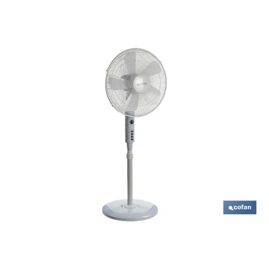 VENTILADOR 5 PALAS TEMPORIZADOR 55 W BLANCO