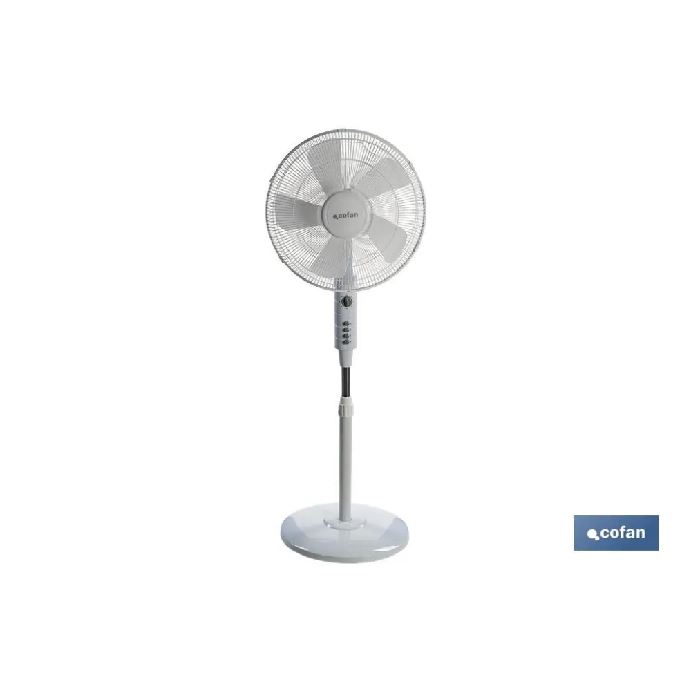 VENTILADOR 5 PALAS TEMPORIZADOR 55 W BLANCO