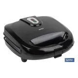 SANDWICHERA MULTIUSOS,GRILL Y GOFRERA 3 EN 1 PLACAS INTERCAMBIABLES  750W 24 X 22,8 X10,9 CM