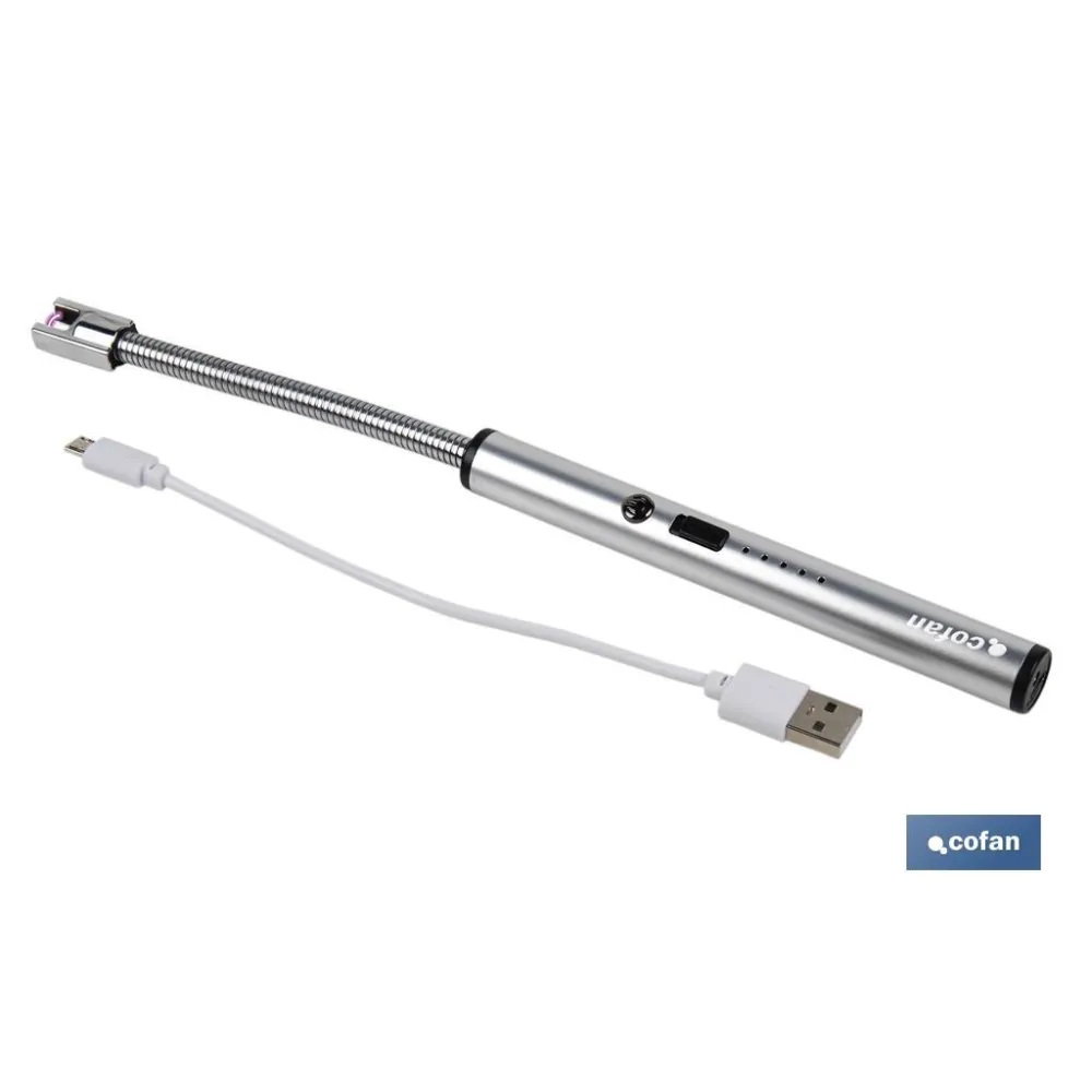 ENCENDEDOR ELECTRICO CON ARCO DE PLASMA  USB MEDIDAS 26 X 1.5 cm