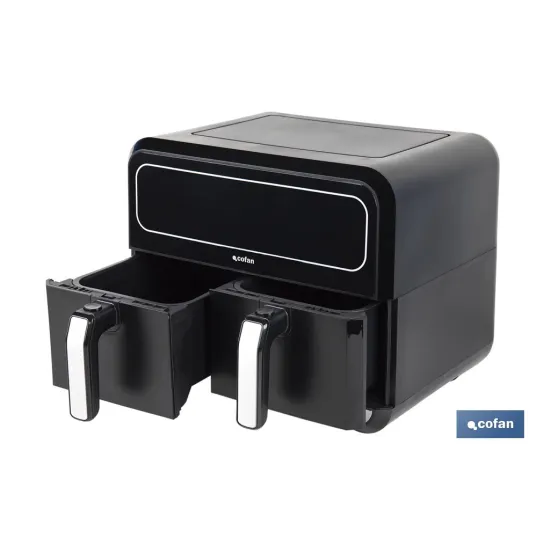 FREIDORA DE AIRE DUAL 8 L 1700 W