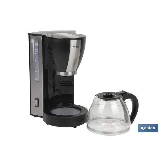 CAFETERA ELÉCTRICA DE GOTEO 870W 10 TAZAS 1.25L