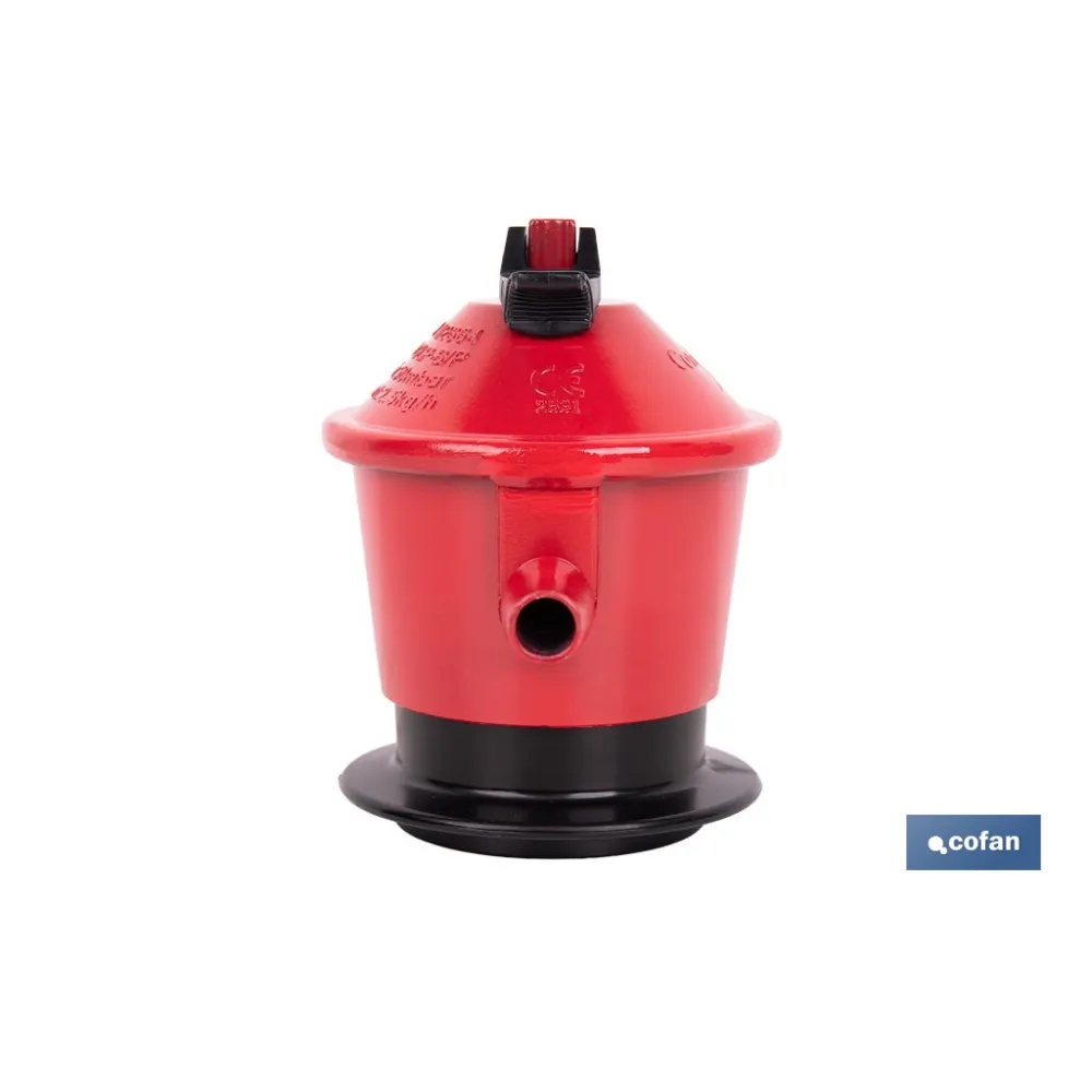 REGULADOR DE GAS BUTANO 50 mbar