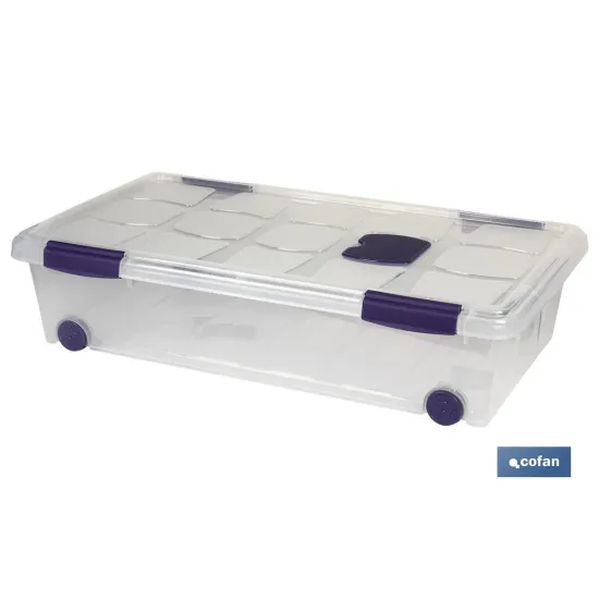 CAJA ORDENACION CON RUEDAS 30L MODELO RICORDI 73X41X18cm