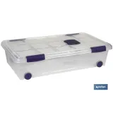 CAJA ORDENACION CON RUEDAS 36L MODELO RICORDI 59X40X25cm