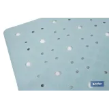 ALFOMBRA ANTIDESLIZANTE CON VENTOSAS BAÑERA/ DUCHA AZUL CLARO 53 X 53 cm