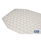 ALFOMBRA PLUS ANTIDESLIZANTE CON VENTOSAS BAÑERA /DUCHA BLANCO 40 X104 cm