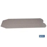 ALFOMBRA PLUS ANTIDESLIZANTE CON VENTOSAS BAÑERA/DUCHA BEIS PIEDRA 40 X104 cm