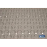 ALFOMBRA PLUS ANTIDESLIZANTE CON VENTOSAS BAÑERA/DUCHA BEIS PIEDRA 40 X104 cm