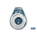 FLEXO DUCHA PVC/LATÓN COLOR BLANCO 1,5M