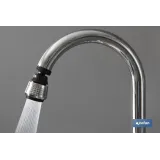 GRIFO BORBOTEADOR 2 FUNC.CON FILTRO AIREADOR AHORRO AGUA Ø38mm