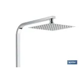 COLUMNA DE DUCHA TERMOSTATICA DISEÑO CUADRADO 90-1.40 CM