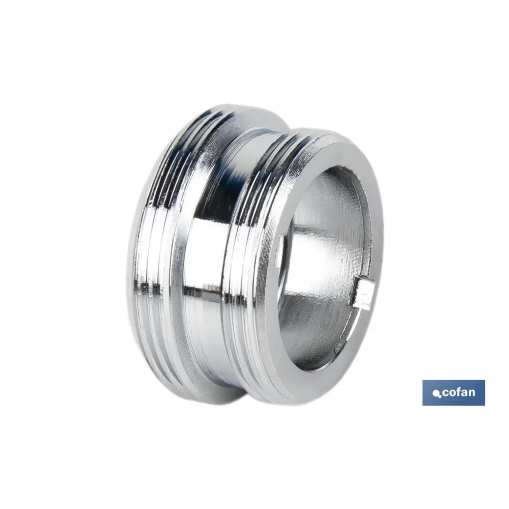 REDUCTOR/AMPLIADOR LATÓN ROSCA MACHO 22-24 MM