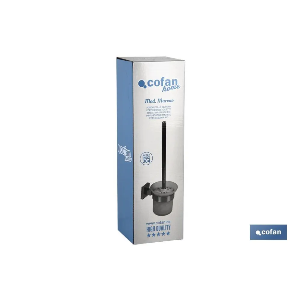 ESCOBILLERO INODORO GAMA MARVAO INOX 304 BRILLO
