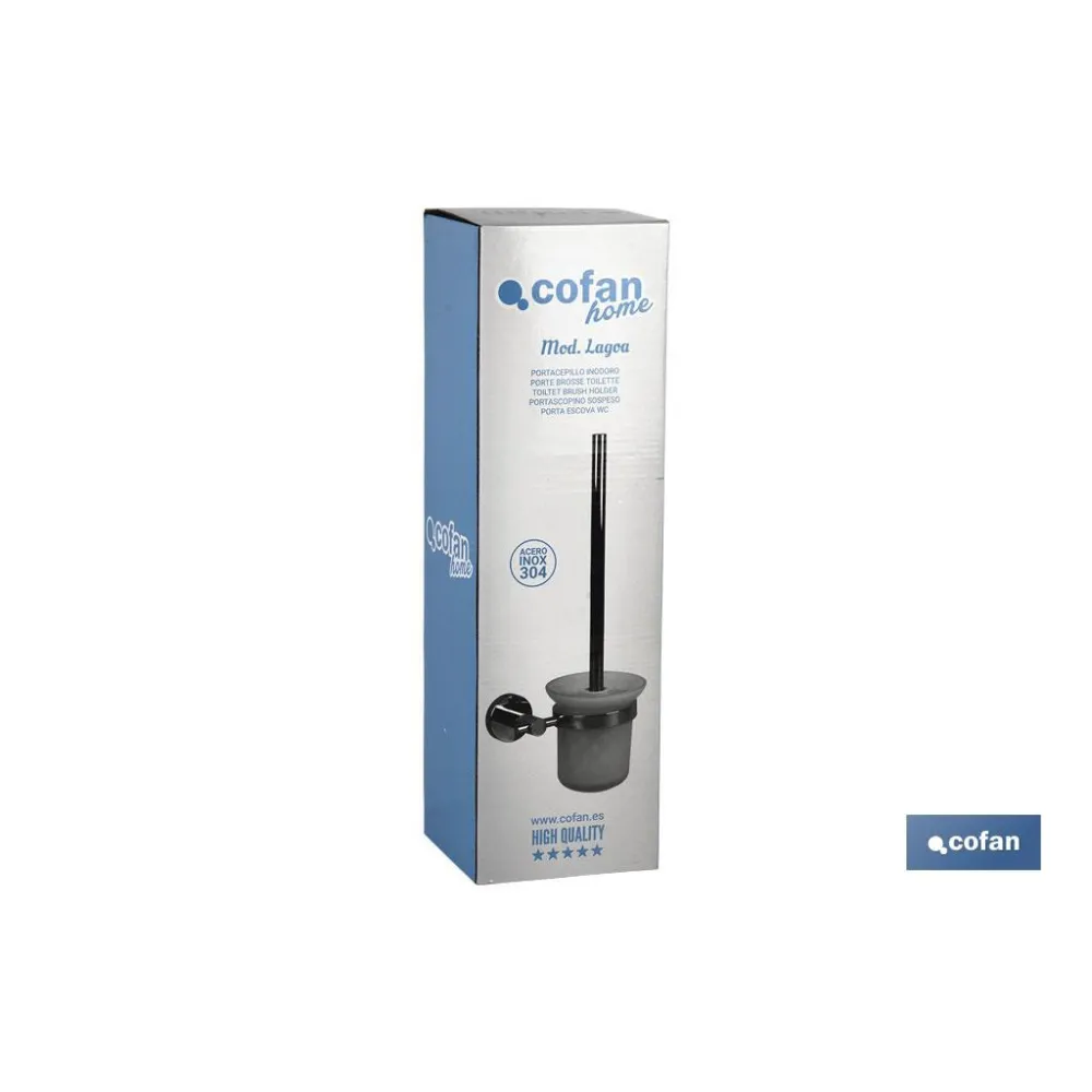 ESCOBILLERO INODORO GAMA LAGOA INOX 304 BRILLO