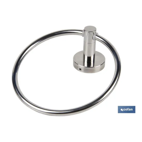 TOALLERO CIRCULAR GAMA LAGOA INOX 304  BRILLO