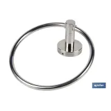 TOALLERO CIRCULAR GAMA LAGOA INOX 304  BRILLO