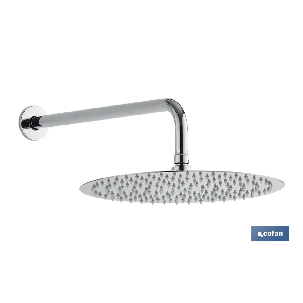 CONJUNTO DE DUCHA EMPOTRADA MONOMANDO REDONDA CROMADA