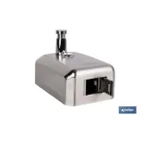 DOSIFICADOR DE JABÓN EN ACERO INOXIDABLE 304 CEPILLADO 500 ML 10 X 6 X 15,5 CM