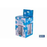 DOSIFICADOR DE JABÓN EN ACERO INOXIDABLE 304 CEPILLADO 500 ML 10 X 6 X 15,5 CM