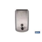 DOSIFICADOR DE JABÓN EN ACERO INOXIDABLE 304 CEPILLADO 1000 ML 12,6 X 6 X 20,3 CM