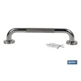 BARRA DE APOYO RECTA ANTIDESLIZANTE DE ACERO INOXIDABLE 304 (30 X 2.5 CM)