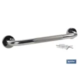 BARRA DE APOYO RECTA ANTIDESLIZANTE DE ACERO INOXIDABLE 304 (30 X 2.5 CM)