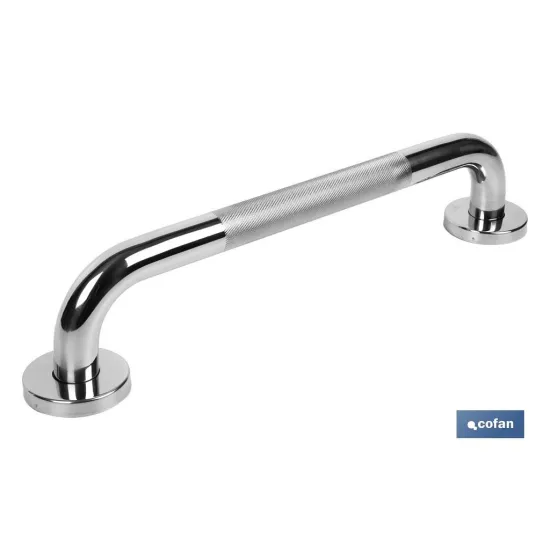BARRA DE APOYO RECTA ANTIDESLIZANTE DE ACERO INOXIDABLE 304 (40 X 2.5 CM)