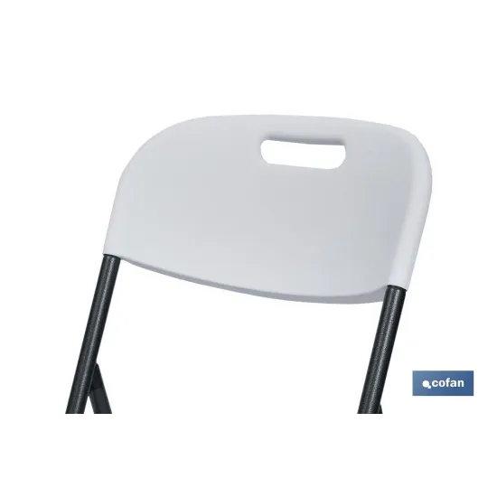 SILLA PLEGABLE BLANCA 46x53x88 CM venta unitaria